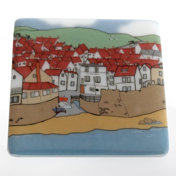 Robin Hood's Bay cycling coaster inspired by Tour de Yorkshire