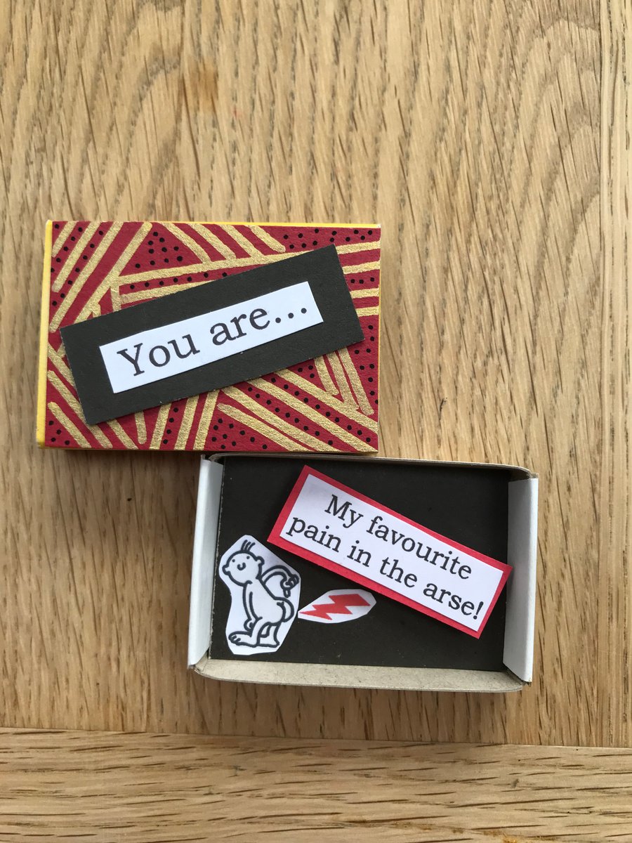 My Favourite Pain In The Harris! Matchbox