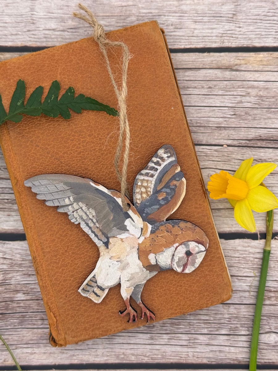 Perfectly Imperfect Barn Owl Decoration 