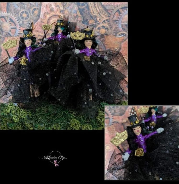Fairy Sweet Dreams (Steampunk) OOAK Handmade