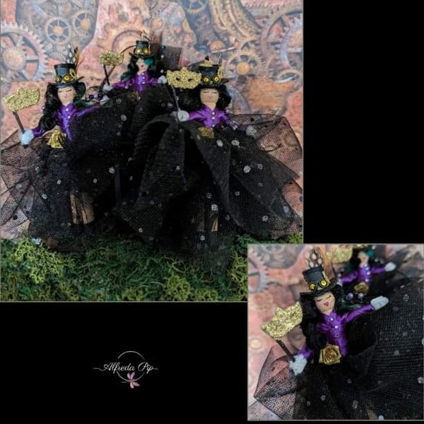 Fairy Sweet Dreams (Steampunk) OOAK Handmade