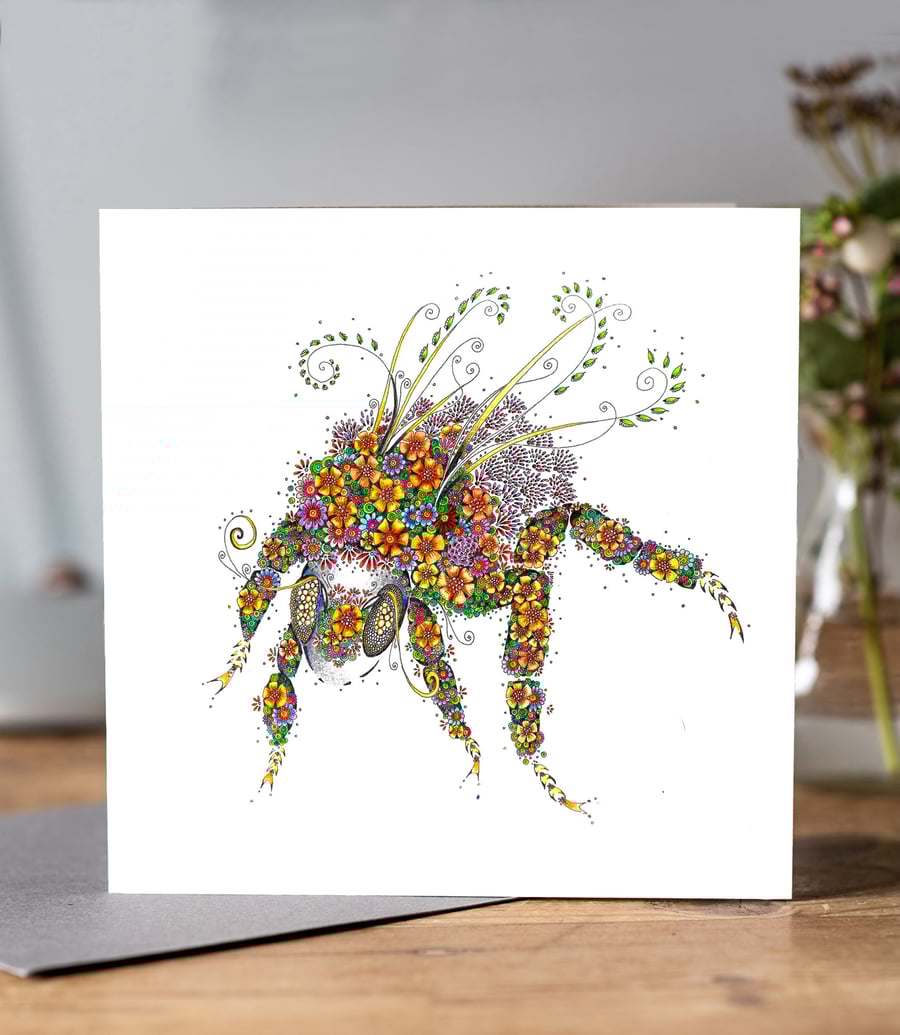 Bumble Bee Greeting card