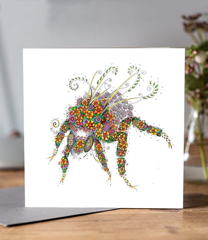 Bumble Bee Greeting card