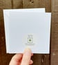 Sea Glass Bird Greetings Card - Handmade Coastal Keepsake Bird with a Big Heart - Image 10