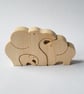 Wooden Elephant Family - Image 1