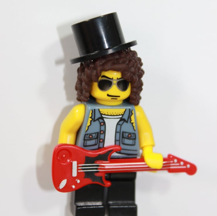 SLASH GUNS N ROSES FRAMED CUSTOM LEGO MINIF Folksy