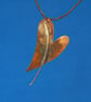 Arrow Through the Heart Copper Pendant - Image 1