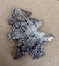 Natural wood Christmas tree card bark winter forest greeting woodland hunter art - Image 2