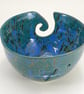 Stoneware Yarn Bowl Knitting Bowl Crochet hand made in Cornwall - Image 1