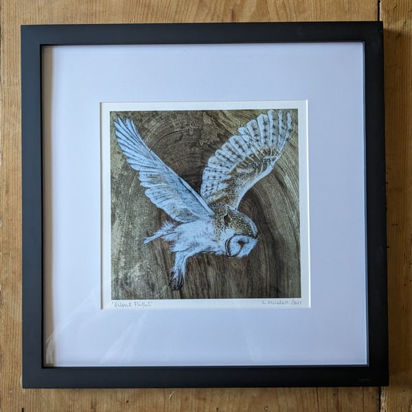 Framed Owl Giclee Print