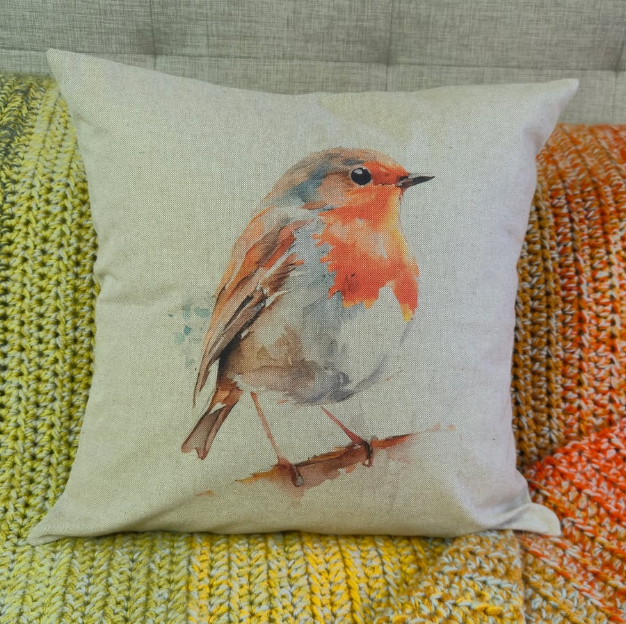 Robin Cushion - Option 1 (6 Designs Available)