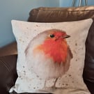 Robin cushion cover
