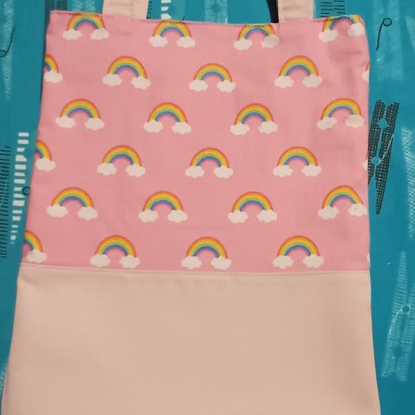 Tote bag rainbows