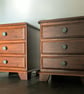 2x Upcycled Bedside Cabinets - Image 8