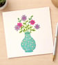 Vase of Flowers Card 