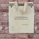 'I Like Big Books' Cotton Tote Bag