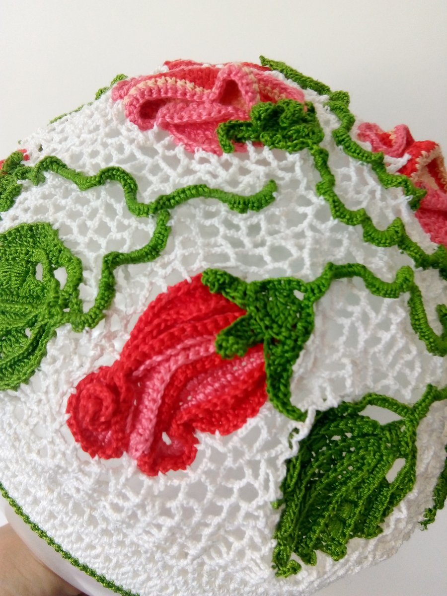 Crochet women's hat