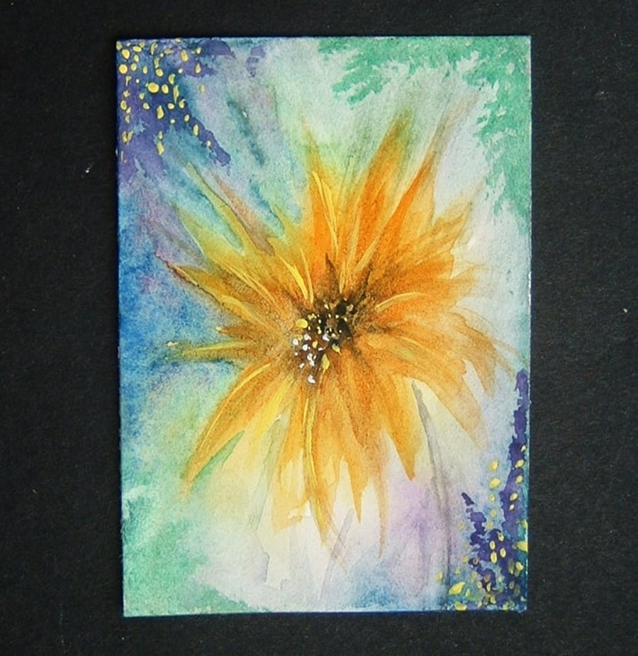 flowers art original floral watercolour painting ref 513
