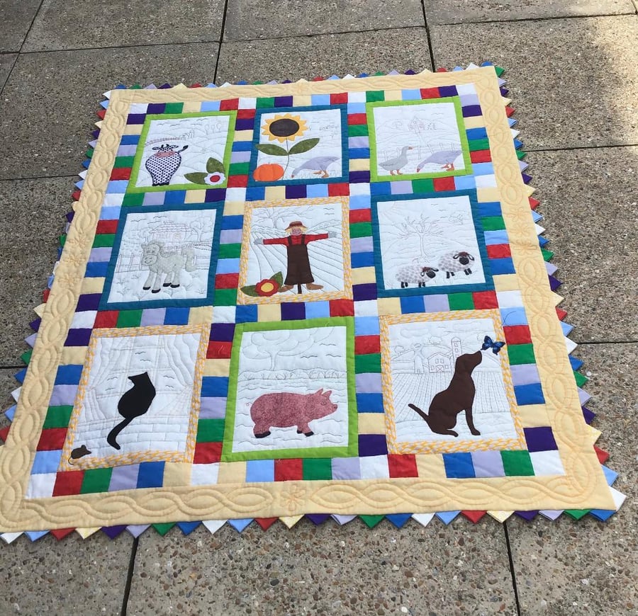 Animal Farm quilt