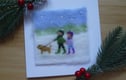 Needle felted Cards