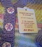  Designer Baby Girl's Pure Merino Wool Hand Knitted Cardigan  6-12 months size - Image 3