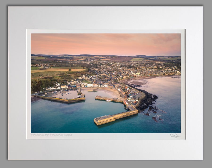 Stonehaven Harbour Aberdeenshire Scotland - A3 (50x40cm) Unframed Print