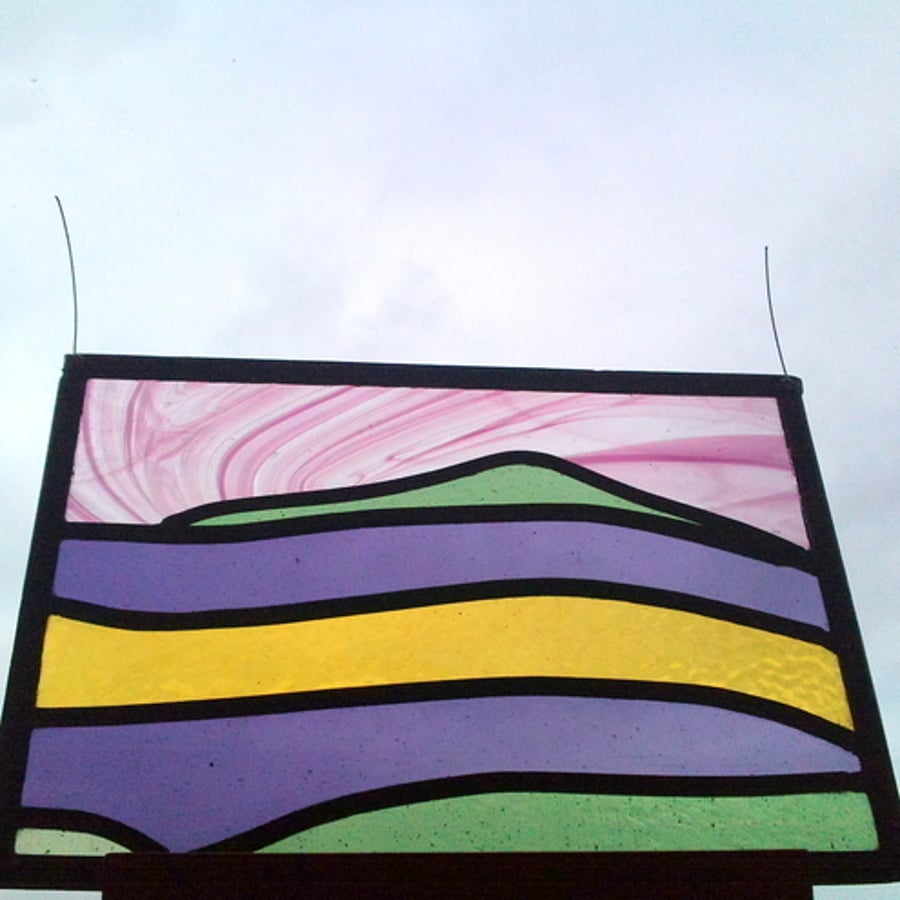 The Brooding Moor, Stained Glass Panel