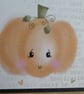 Pumpkin Blank Card - Halloween, Birthday - Orange Ribbon - Image 6