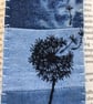 Handmade Fabric Bookmark - Dandelion In The Wind - Book accessories - Image 2