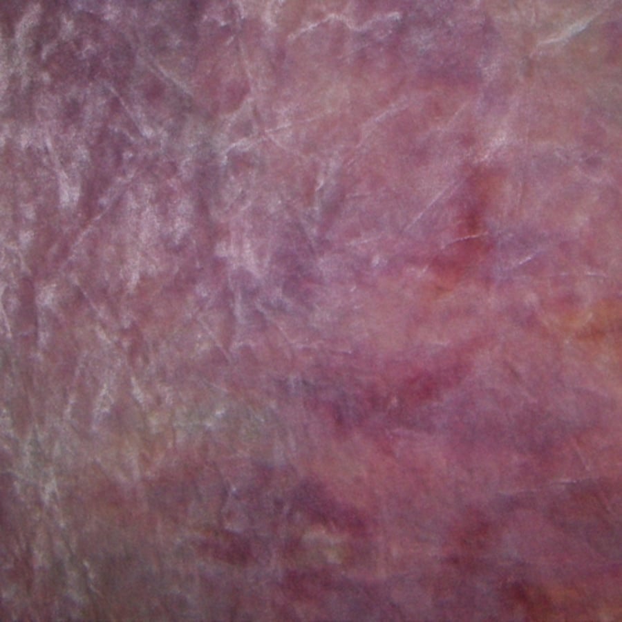 Dyed organic bamboo velour - Tattered rose