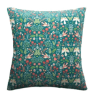 Folklore Birds Floral Jade Green Cushion Cover 14" 16" 17" 18" 20" 22" 24" 26"