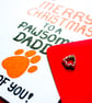 Christmas Card Pawsome Daddy Card from the Dog Christmas Card Fur Baby Dad - Image 3