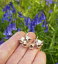 Bluebell Cluster Earrings Curly - Image 3