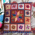 Star Tile Tapestry Cushion Kit , Star Needlepoint Pillow Kit, Counted