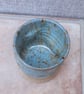 Water juice beaker tumbler cup hand thrown stoneware handmade pottery heart - Image 3
