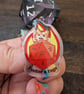 D&D Cat Acrylic Pin Badge, Tabletop RPG Dice Brooch, Nerdy Gamer Gift  - Image 9