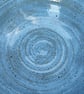Scandi blue textured clay bowl - Image 3