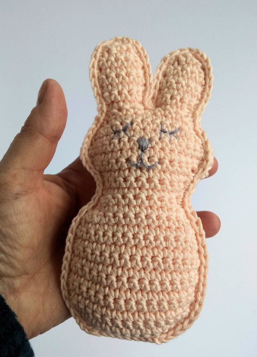 Bunny, Rabbit, Crochet Toy, Baby Gift, Mercerised Cotton yarn, SALE