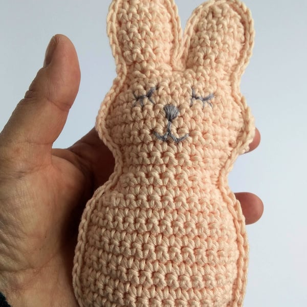 Bunny, Rabbit, Crochet Toy, Baby Gift, Mercerised Cotton yarn, SALE