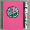 Pink Butterfly Notebook and Pen Set