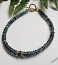 'A'A Grade Green Kyanite Gold Vermeil Sterling Silver Bracelet - Image 4