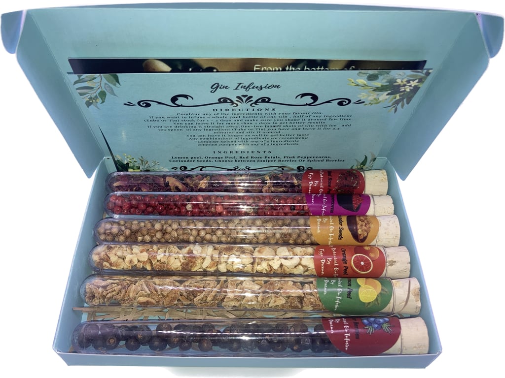 Gin Infusion Botanical Kit Perfect Birthday Christmas Gift For Gin Lover