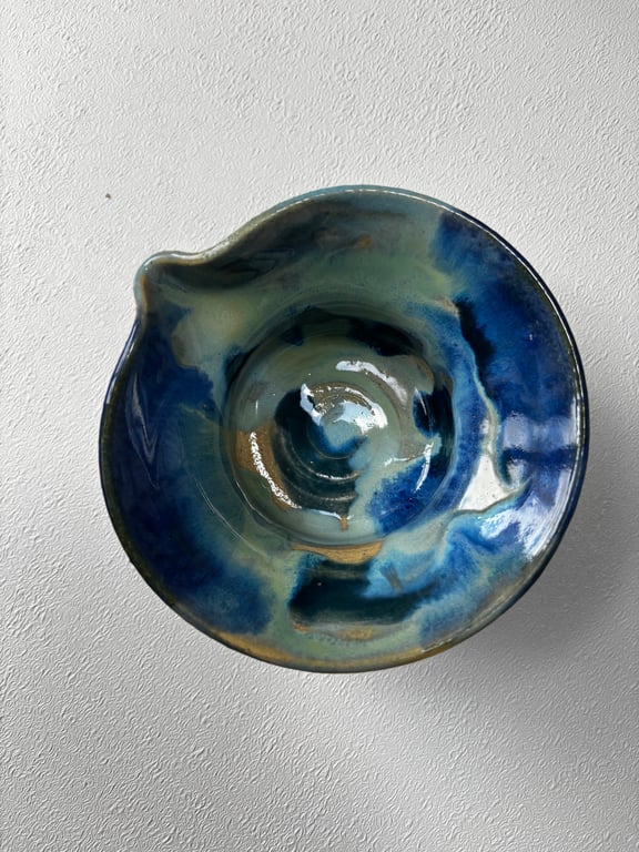 Kitchen spoon rest ceramic handmade stoneware