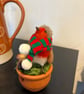 Gorgeous felted Christmas Robin - Image 2