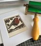 Lino Print - "Robin" - Image 7