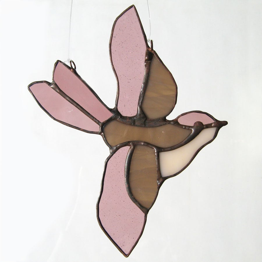 Little Bird Light Catcher - Pink & Brown