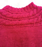 Girl’s Knitted Cardigan With A Cabled Yoke, Gift Idea for Children - Image 4