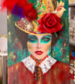 Girl in a top hat.