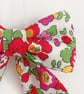 Handmade Liberty Fabric Decorative Hanging Bow – Betsy Red - Image 2
