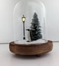 Penguin Miniature Terrarium Snow Globe Christmas Cloche Diorama Gift Handmade